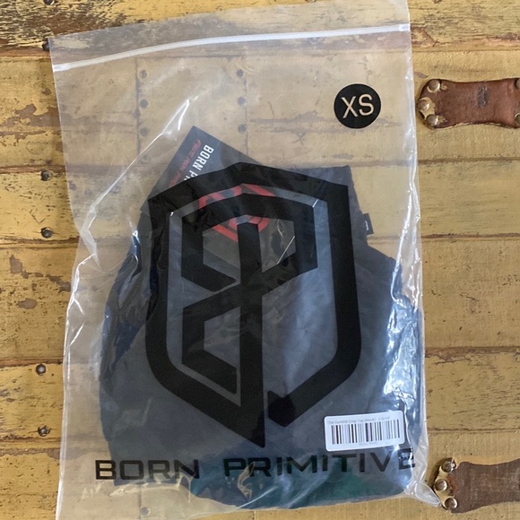 BORN PRIMITIVE WORKOUT SET HIGH WAIST LEGGING CROP TOP BODYCON WORKOUT SET S XS - Picture 7 of 17